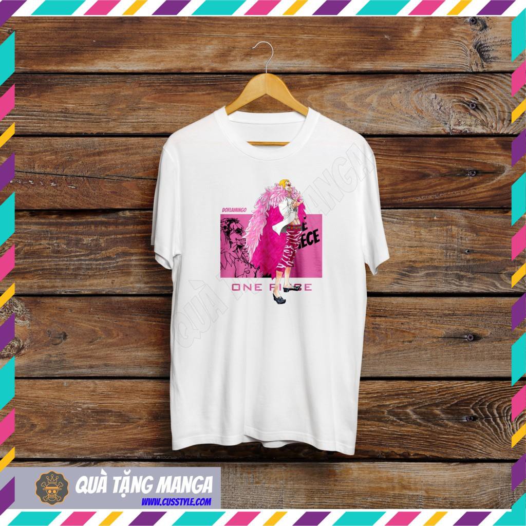 Áo thun one piece nhân vật Doflamingo thiết kế phong cách