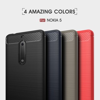 Ốp Điện Thoại Silicone TPU Mềm Chống Sốc Cho Nokia 5 Nokia5