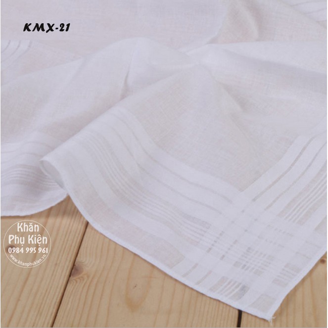 Khăn Tay Nam Trắng