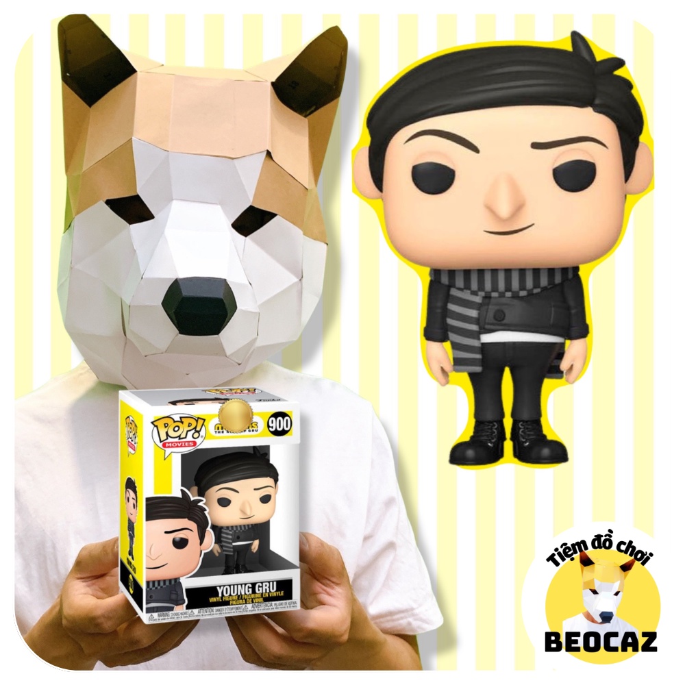 Funko Pop Minions Young Gru Chính Hãng Kẻ Trộm Mặt Trăng đáng yêu dễ thương Minions Đồ chơi Beocaz M
