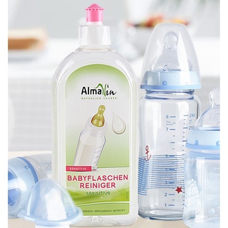  Nước vệ sinh bình sữa em bé hữu cơ Almawin Baby Bottle Cleanser 500ml 