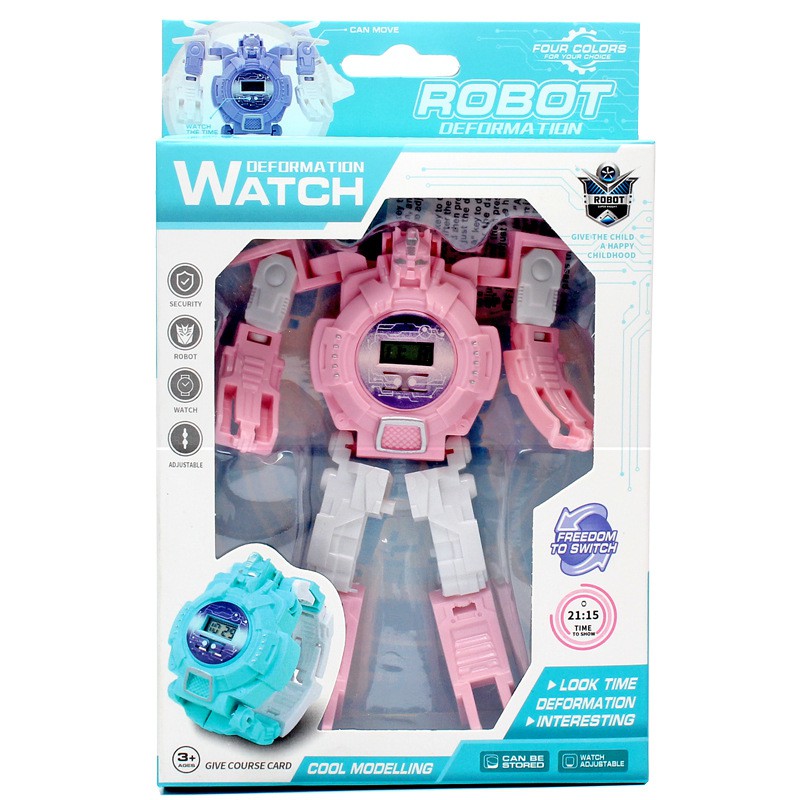 Đồng hồ đeo tay robot biến hình cho bé trai và bé gái | BigBuy360 - bigbuy360.vn