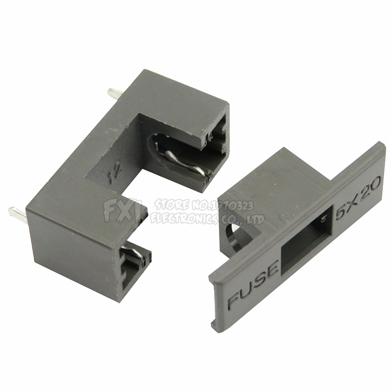 Hộp 10 Cầu Chì ibuw 5x20mm 5 * 20mm BF-013 BLX-A Màu Trắng Đen