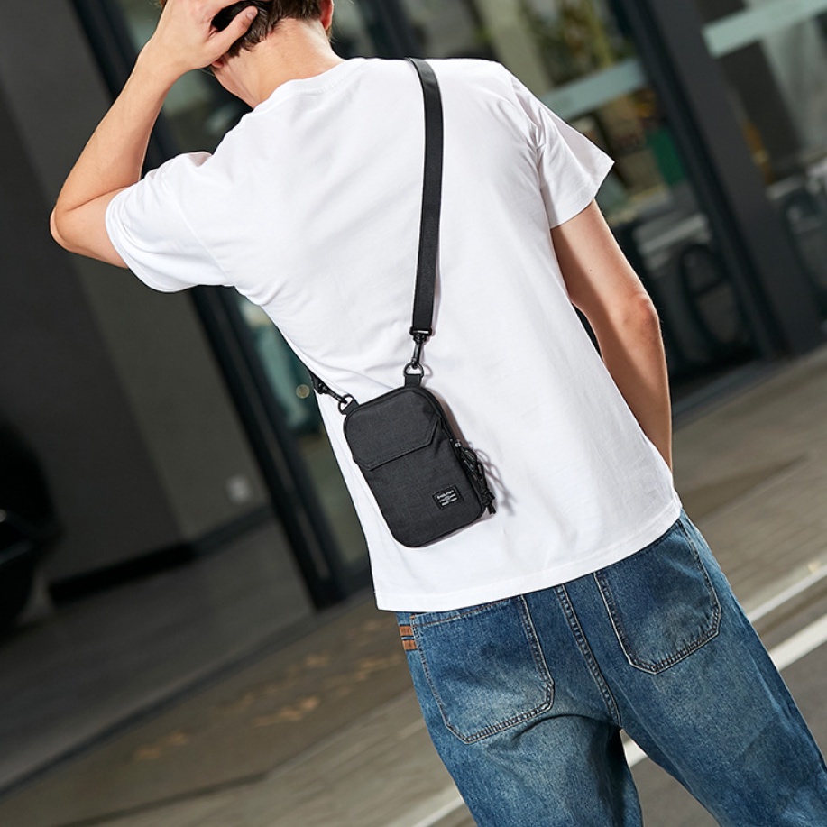 Túi Đeo Nam Nữ Mini Thời Trang Cao Cấp Dệt Kim TD12