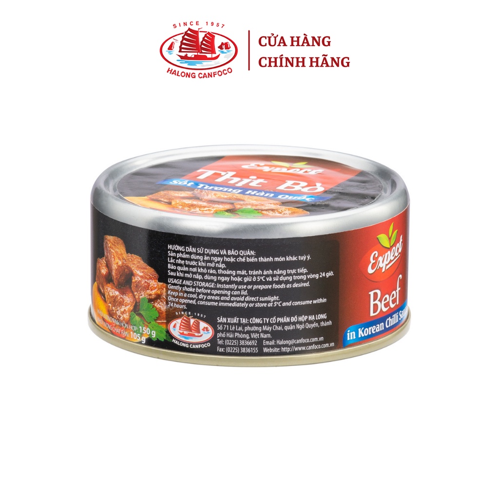 [Mã BMBAU50 giảm 7% đơn 99K] Bò sốt tương Hàn Quốc Expect - 150g - Đồ Hộp Hạ Long