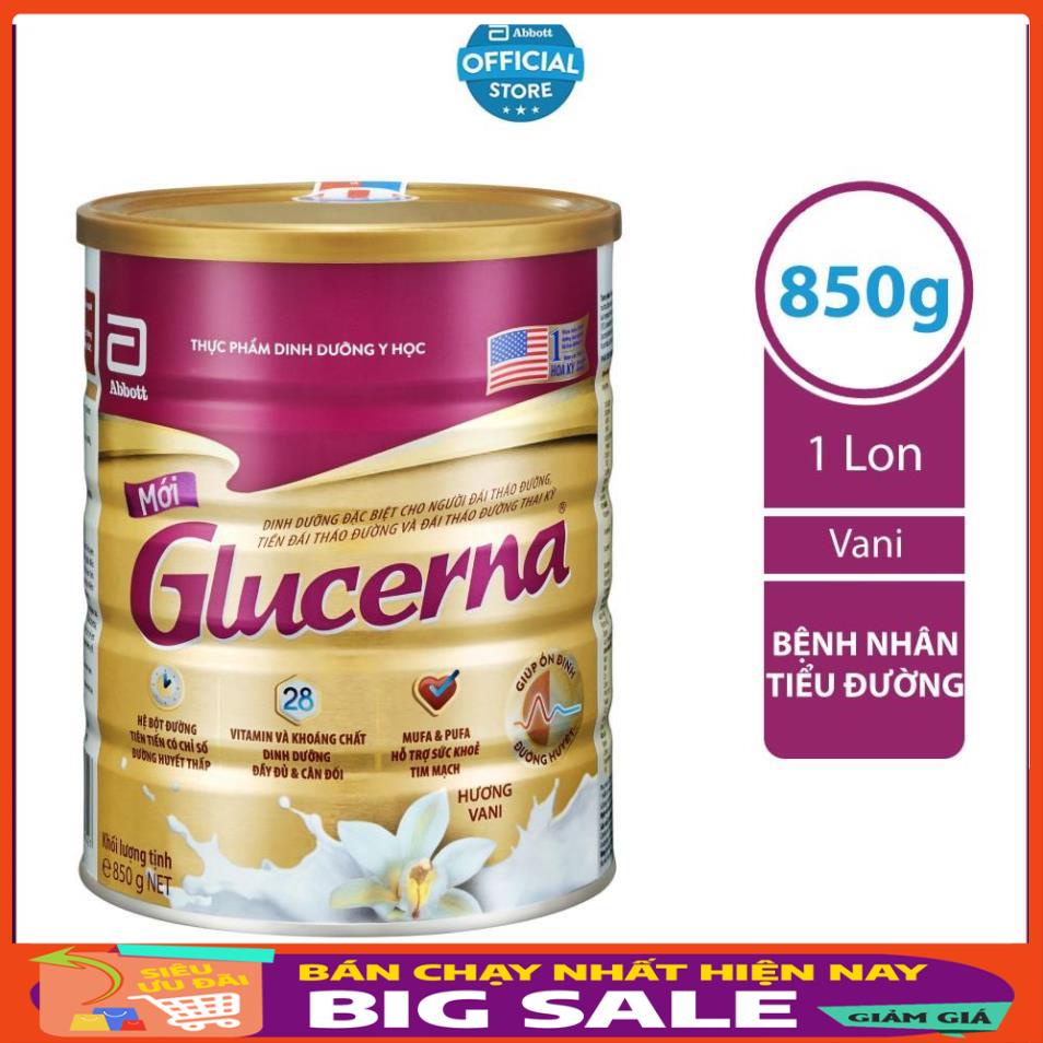 [Giá Gốc] Sữa bột dành cho người bị tiểu đường Glucerna Abbott 850g