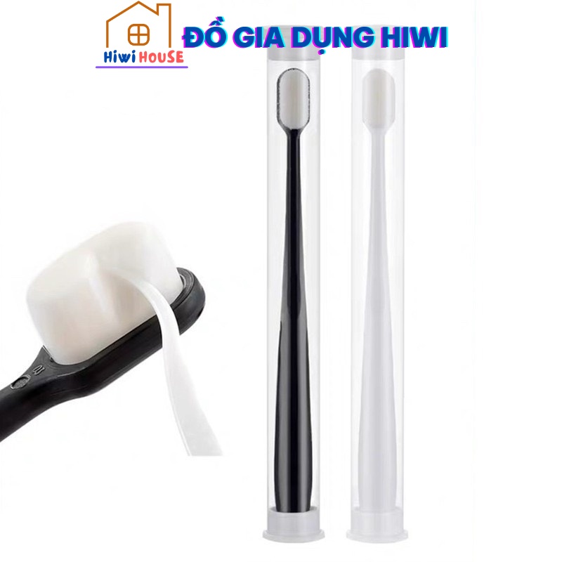 Bàn chải đánh răng lông siêu mịn mềm mại (hộp tròn-được chọn màu)