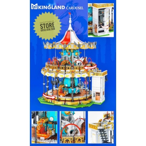 Lego Mouldking 11011 Lắp Ráp Đu Quay Công Viên