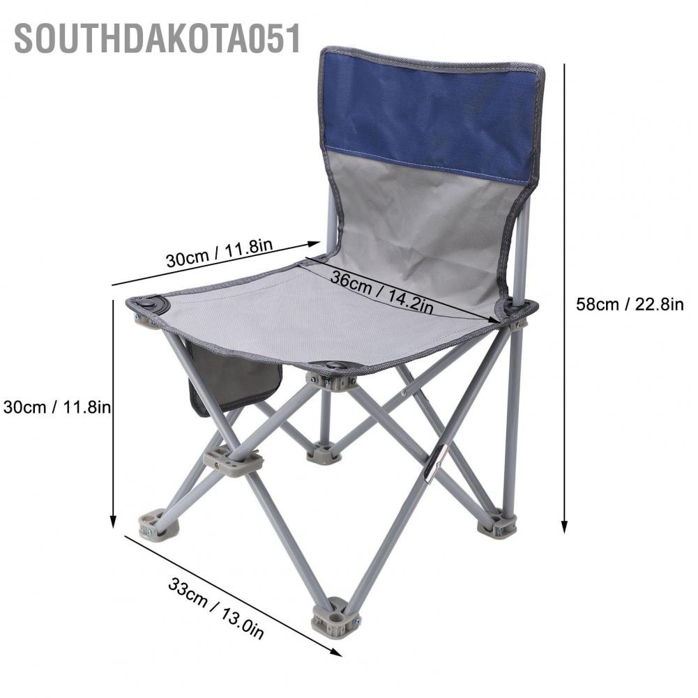 Hàng HOT GHẾ XẾP CÂU CÁ,Ghế xếp dã ngoại Ghế câu cá Gấp Khả năng chịu lực mạnh Ghế di động có túi cho Ban công Bãi biển Đi bộ đường dài ngoài trời 【Southdakota051】