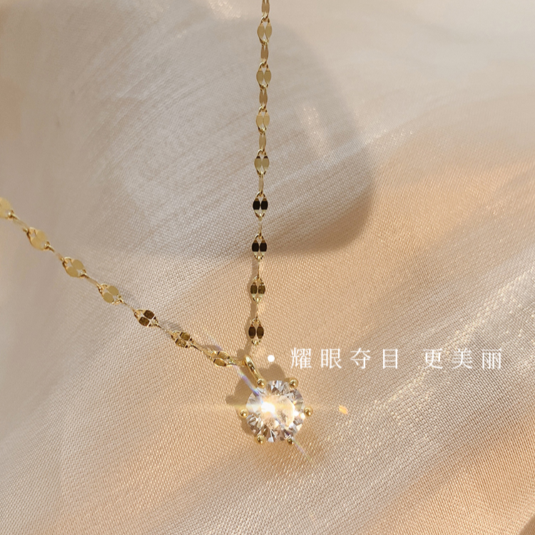 Vòng cổ mặt dây chuyền bạc nữ 925 sterling