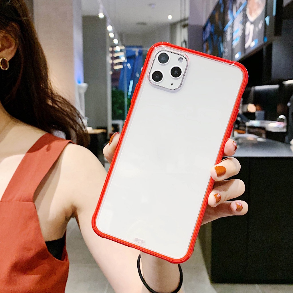 Ốp Điện Thoại TPU Mềm Chống Sốc Trong Suốt Cho iPhone 11 12 pro Max X XS XR XS Max 7 8 Plus