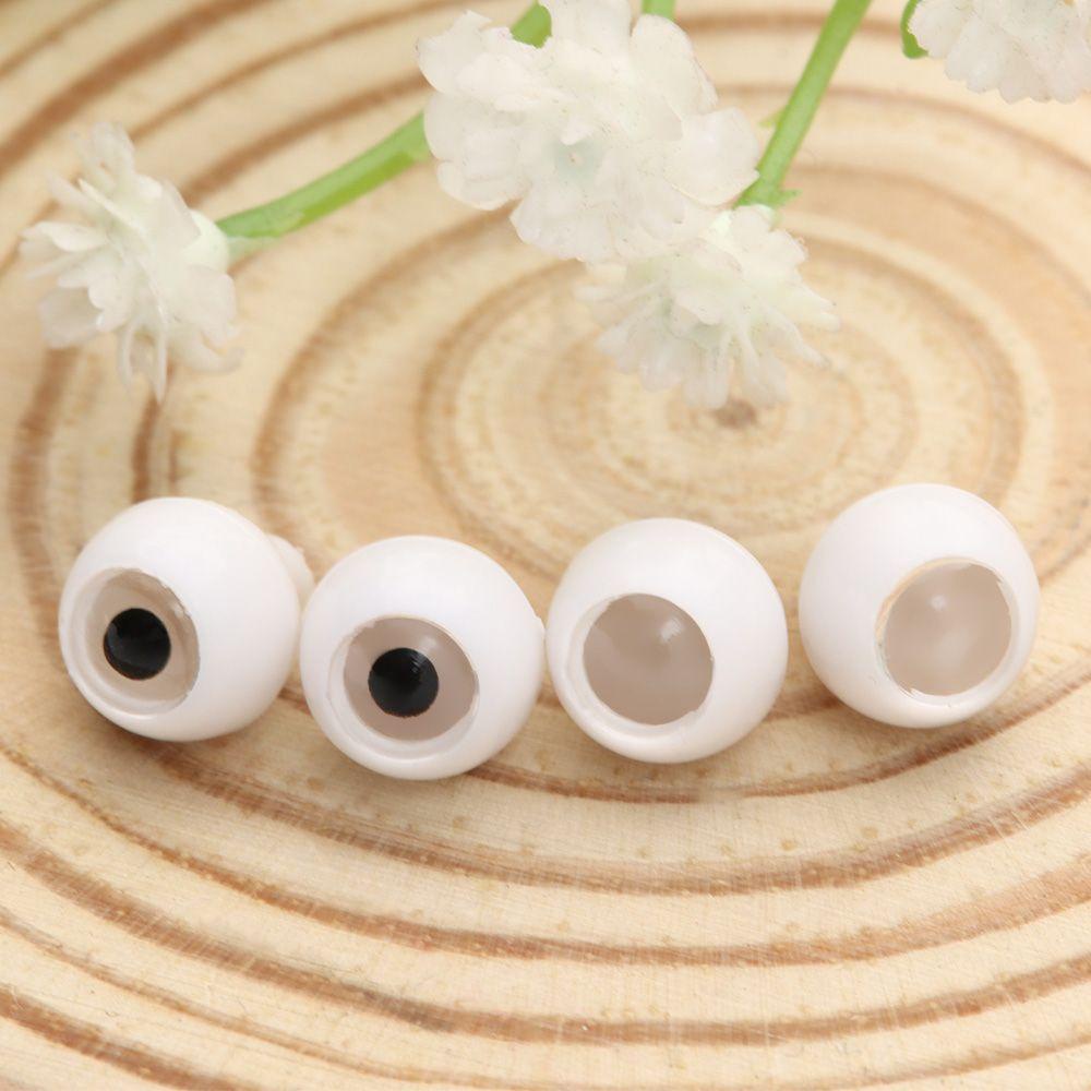 1 Set Miếng Dán Mắt Nhựa Acrylic Trong Suốt Màu Cầu Vồng 8~26mm DIY Dành Cho Búp Bê