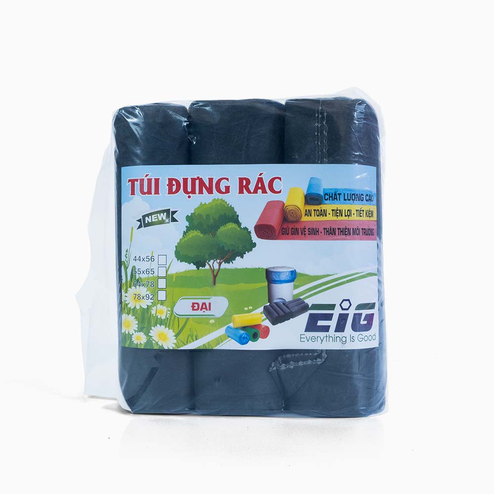 Túi Đựng Rác Màu Đen (loại thường, đựng rác nhẹ)