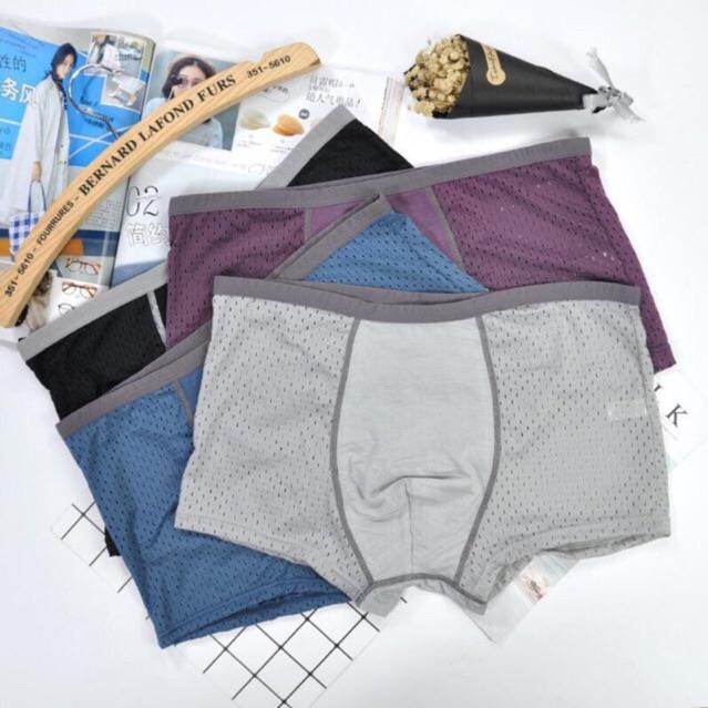 Hộp 4 Quần Sịp Men Đùi Thông Hơi Xuất Nhật 102