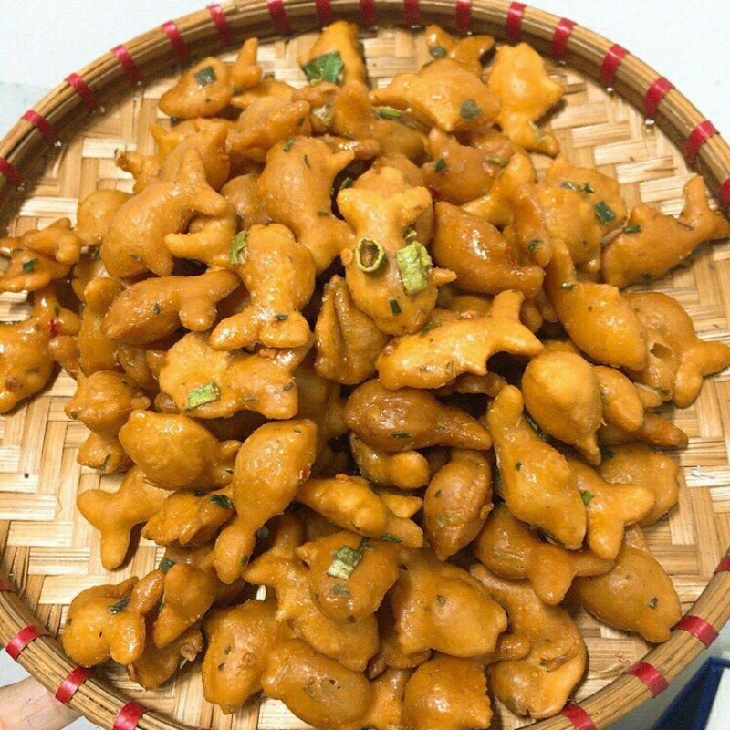 hủ PET-250gr bánh cá hành cay