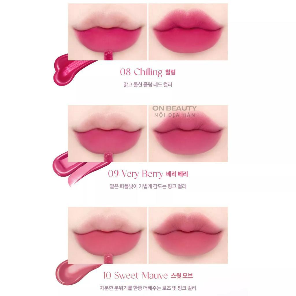 Son kem Dasique Water Blur Tint 3.2g bill Olive Young nội địa Hàn chính hãng