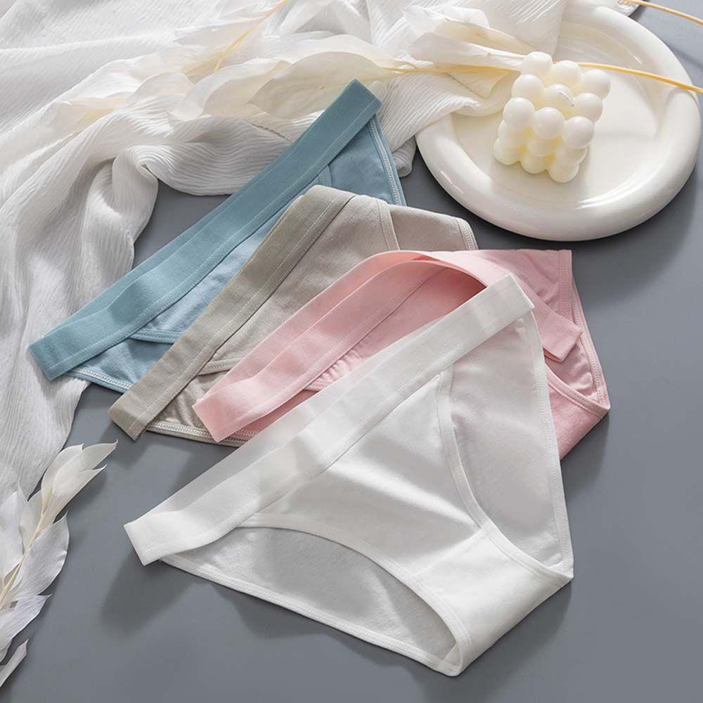Quần Lót Cotton Lưng Thấp Siêu Mỏng Thoáng Khí Thời Trang Mùa Hè Cho Nữ