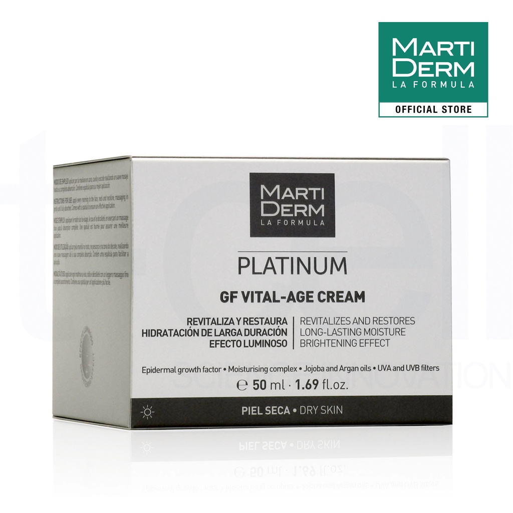 Kem Dưỡng Phục Hồi Chống Lão Hóa Đa Chức Năng - MartiDerm Platinum GF Vital Age Cream normal/mixed Skin (50ml)