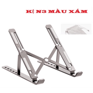 N3 Giá Đỡ Laptop, Máy Tính, Macbook Kiêm Kệ Đỡ Máy Tính Nhôm Cao Cấp Tản Nhiệt, Tiện Lời Sử Dụng