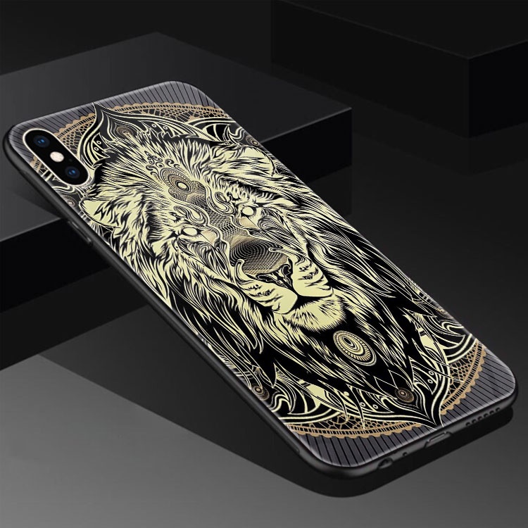 Ốp Lưng Iphone Hình Hổ Báo Sư Tử_157 KiraBrand 6/6plus/7/7plus/8/8plus/x/xr/xs/11/12/pro/max/plus/promax