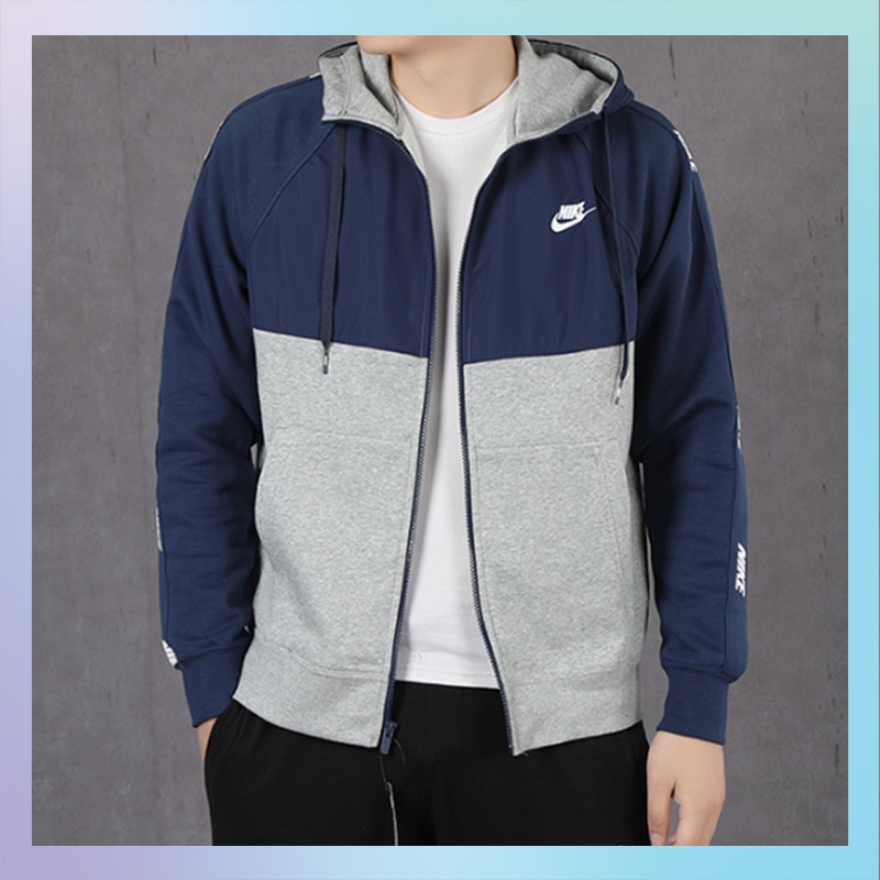Áo khoác thể thao có mũ trùm đầu phong cách Nike CJ4416-410