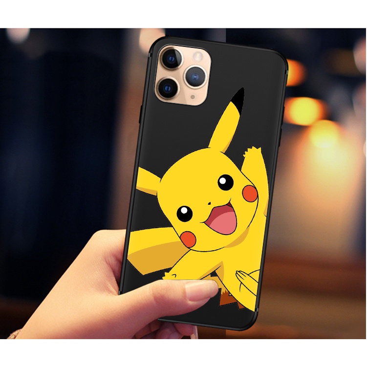 Ốp Điện Thoại Chống Sốc In Hình Pikachu Cho Iphone 13 Pro 11 Pro Max Xr 6s 7 8 Plus 12 Mini 14 Pro Xs Max