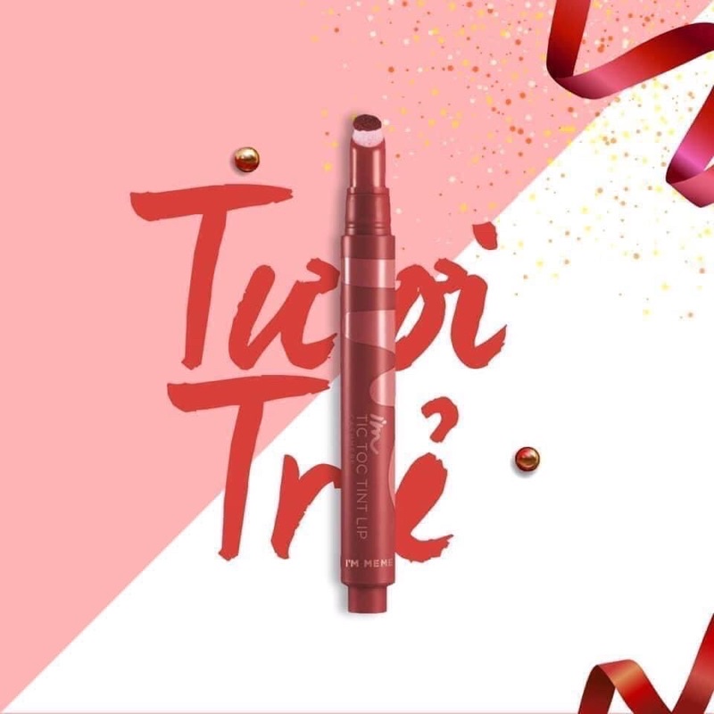 SON KEM DẠNG BẤM I’M MEME TIC TOC TINT LIP CASHAMERE SALE 96%