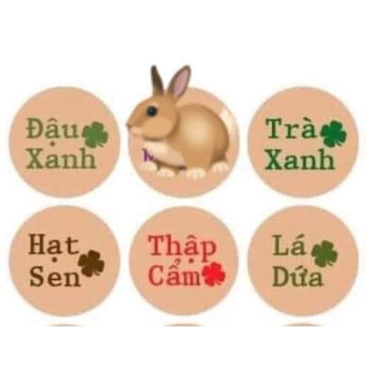 Tem các loại nhân bánh