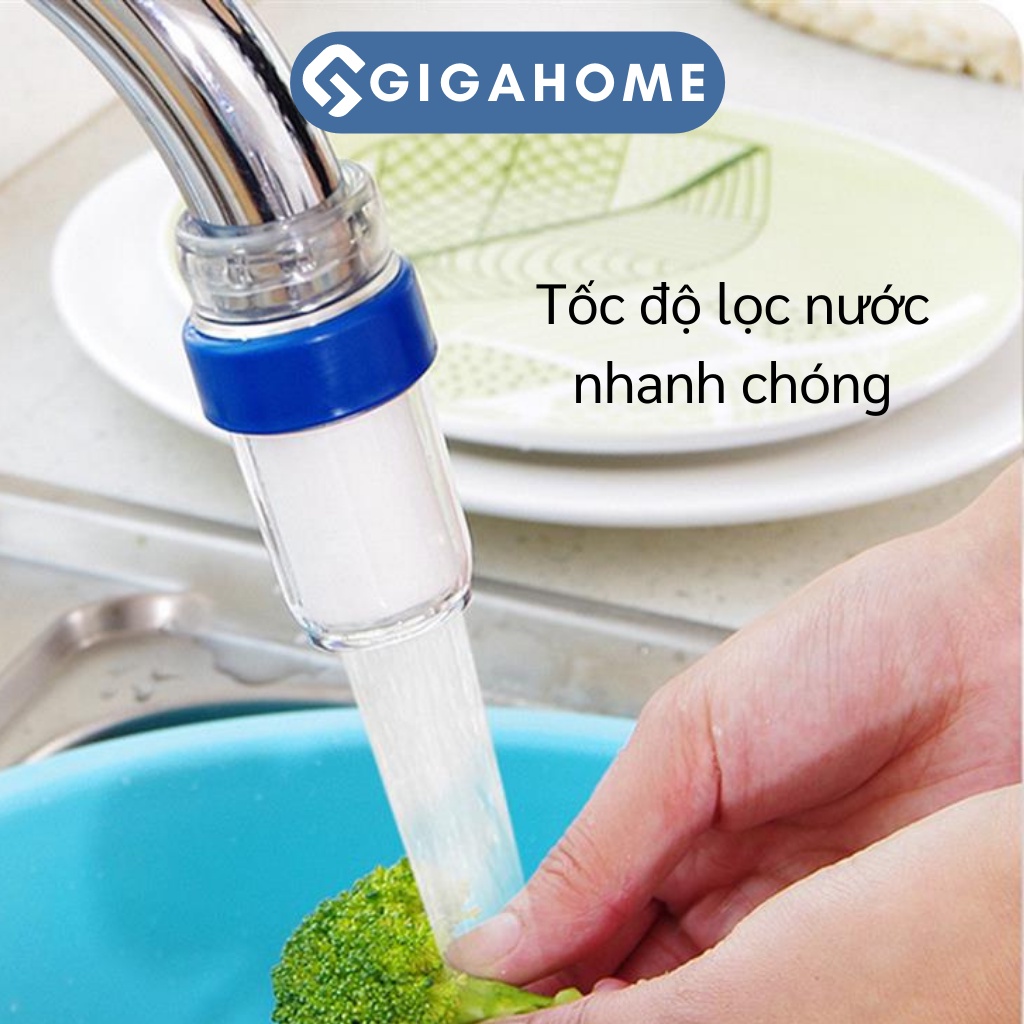 Thiết Bị Lọc Nước Tại Vòi GIGAHOME Bằng Bông Tốc Độ Nhanh Chóng, An Toàn Sức Khỏe 7417