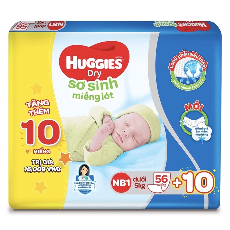 Bỉm Huggies tã quần size M 74, L 68, XL 62, XXL 56 miếng