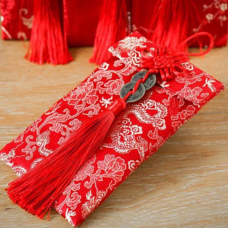 BAO LÌ XÌ TẾT 2023 VẢI GẤM CAO CẤP - LOẠI 1