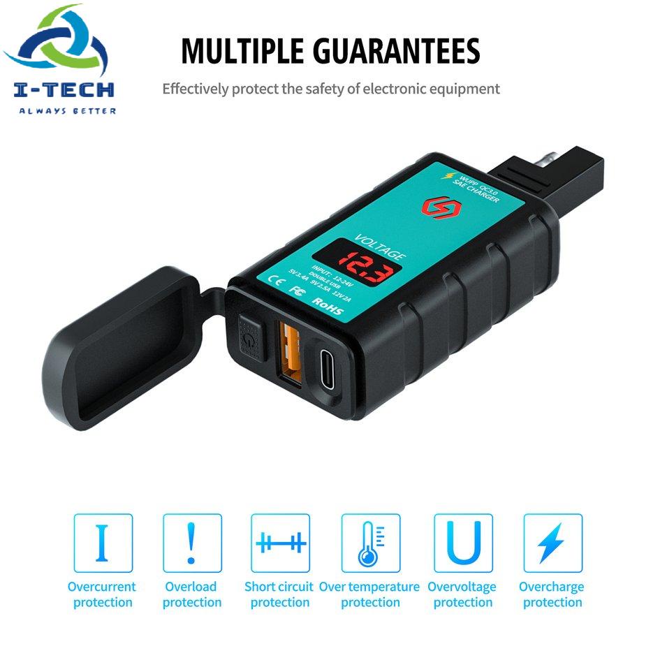 ⚡Khuyến mại⚡Square Car Charger Single USB Fast Charge + PD Fast Charge Charger ZH-1422B1 | BigBuy360 - bigbuy360.vn