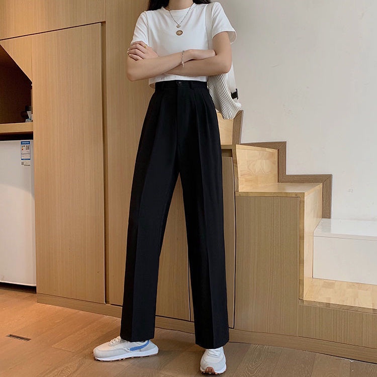 COZOK Quần ống rộng Lưng Cao Tôn Dáng Hợp Thời Trang
