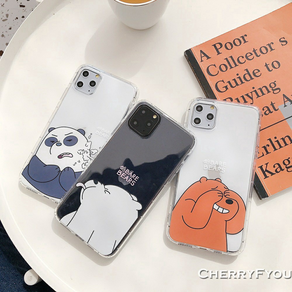 Ốp lung iphone Ốp Điện Thoại Iphone Gấu We babe bears