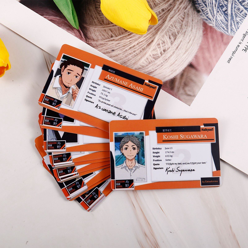 Bộ sưu tập thẻ hình nhân vật hoạt hình Haikyuu