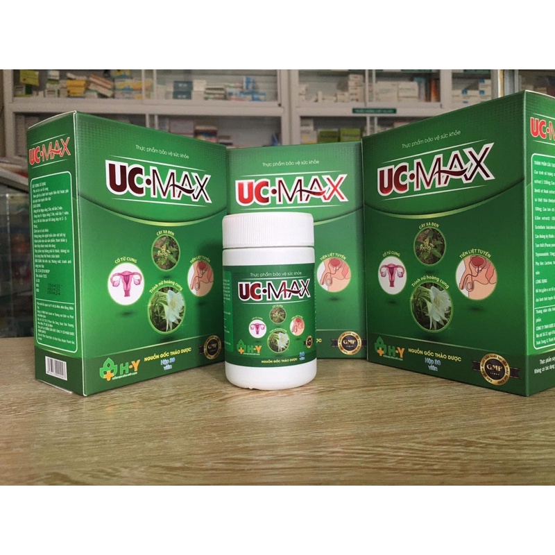 VIÊN UỐNG UC-MAX Hỗ trợ U Xơ Tiền Liệt Tuyến🍀 U Xơ Cổ Tử Cung🍀 U Nang Buồng Trứng