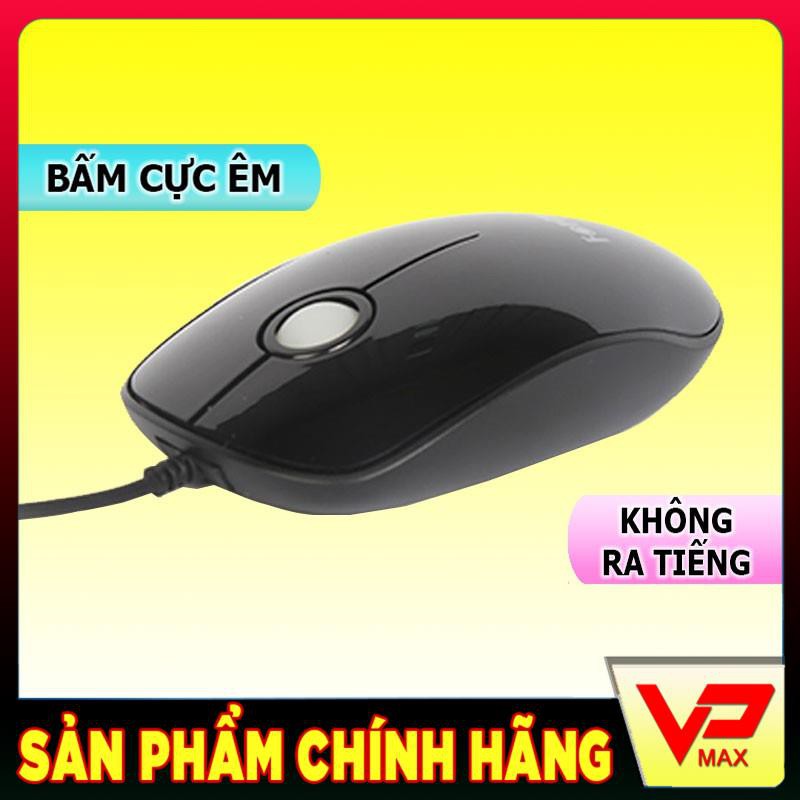 [Mã ELHAMSO giảm 10% đơn 100K] Chuột dây Fortech L122 bấm không ra tiếng cực êm Led đổi màu cực đẹp