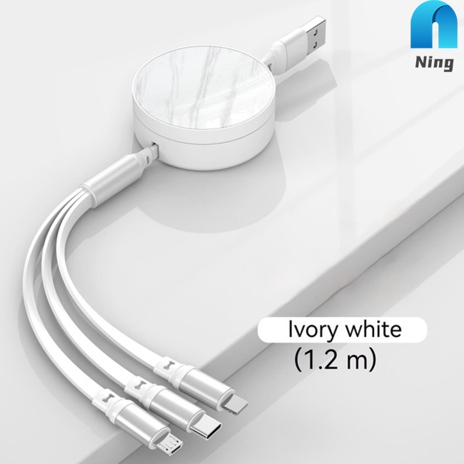 Dây Cáp Sạc Nhanh Usb 66w 3 Trong 1 5 Chế Độ Chất Lượng Cao