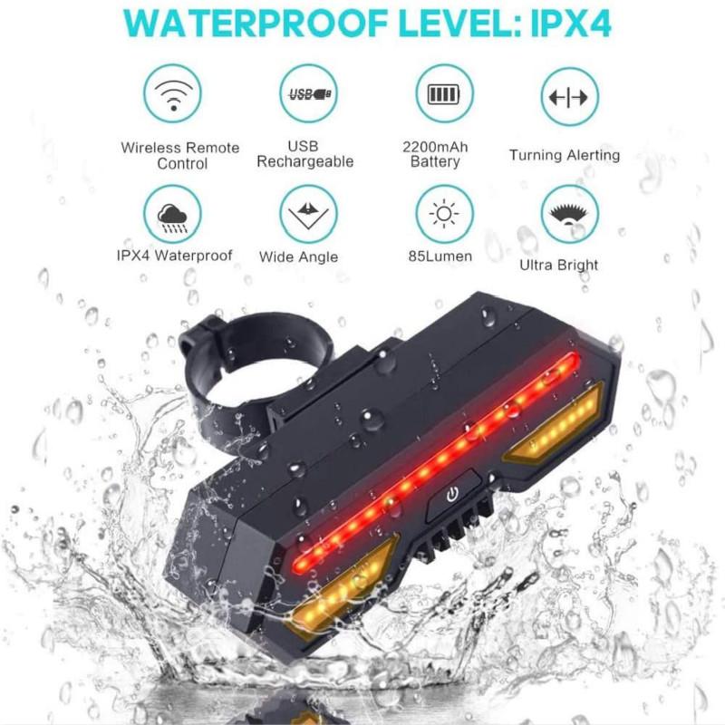 Đèn LED Xi Nhan X-TIGER Chống Thấm Nước Gắn Đuôi Xe Đạp