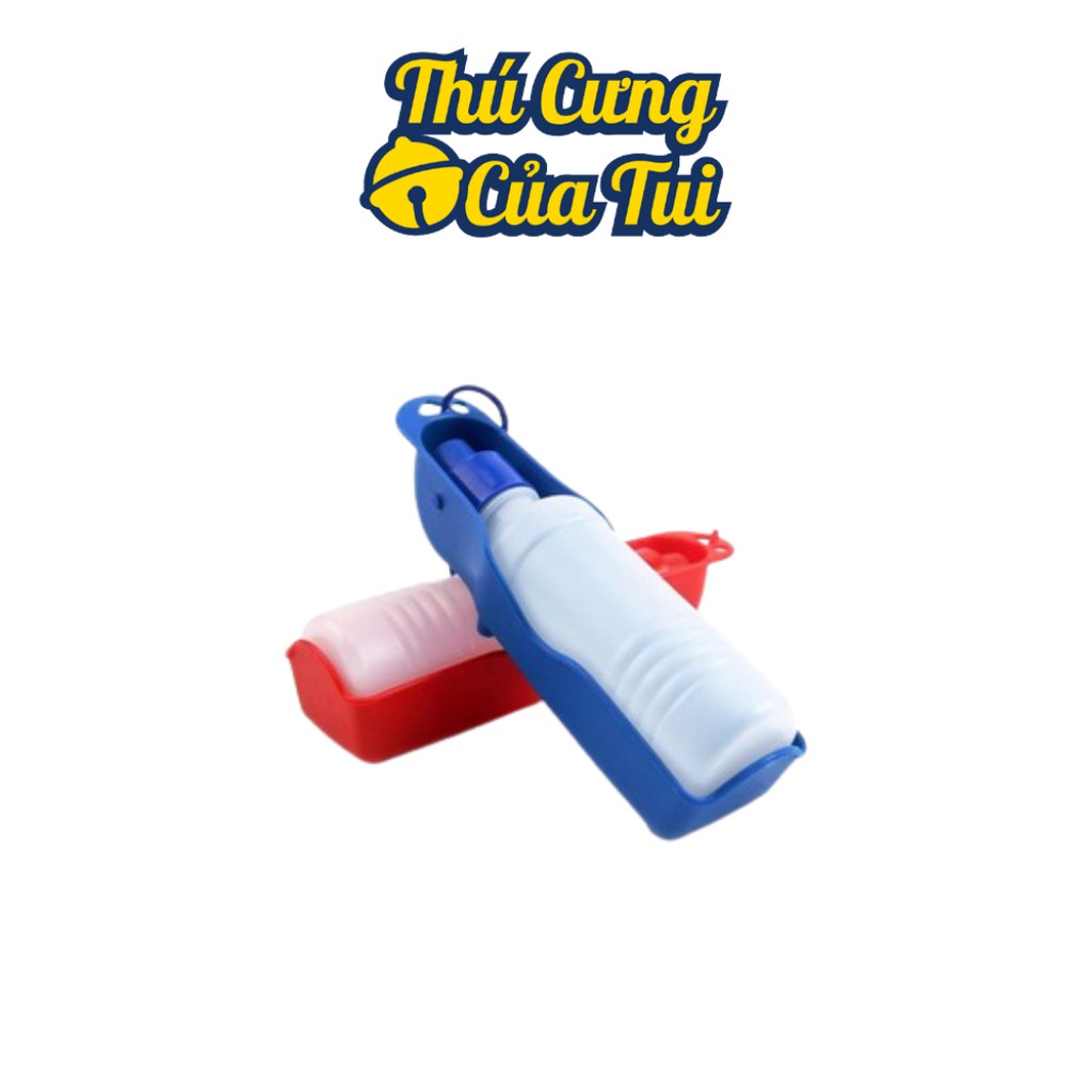 Bình Nước Di Động Ngoài Trời Cho Thú Cưng Chó Mèo Đi Dạo, Du Lịch - Thú Cưng Của Tui