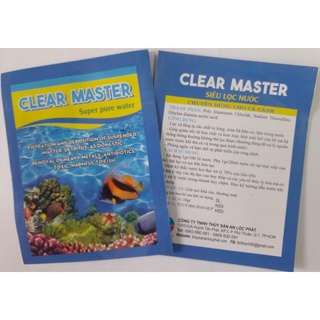 CLEAR MASTER siêu lọc nước. giúp nước trong sạch đẹp