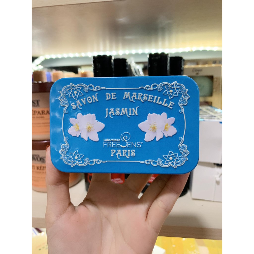 Bánh xà phòng dưỡng ẩm Savon De Marseille 100g nội địa Pháp