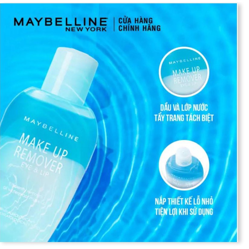 [Mã giảm giá] Nước Tẩy Trang Dành Cho Mắt Môi Maybelline Eye & Lip Makeup Remover