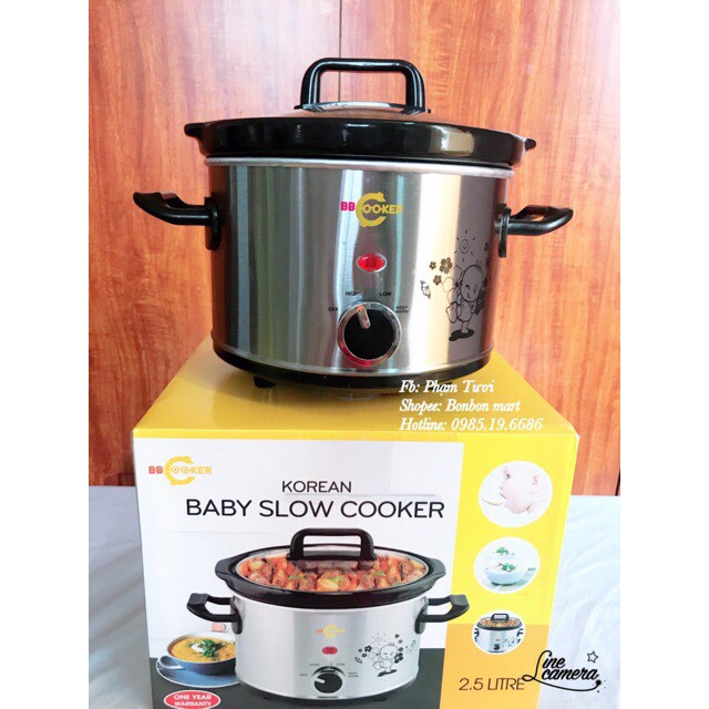 NỒI ĐIỆN NẤU CHÁO BBCOOKER CN HÀN QUỐC- CHÍNH HÃNG- BH 1 NĂM