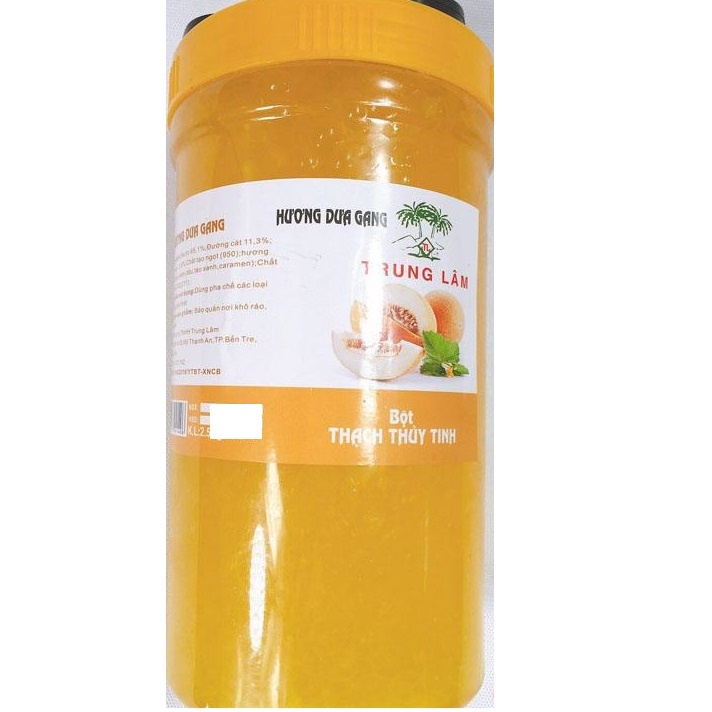 Hộp Thạch Thủy Tinh hương Dưa Gang Trung Lâm - hộp 2.5kg
