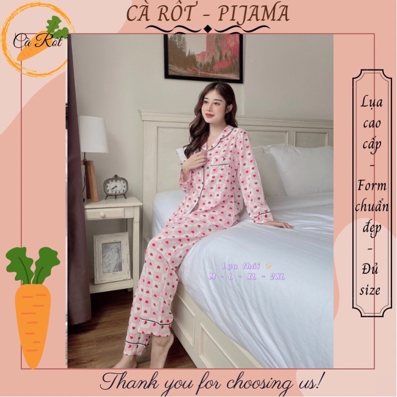 🌵 ĐỒ BỘ PIJAMA (FULLSIZE M-3XL) MẶC NHÀ, SAU SINH PIJAMA LỤA THÁI SIÊU MỀM GIÁ SIÊU SỐC 🌵