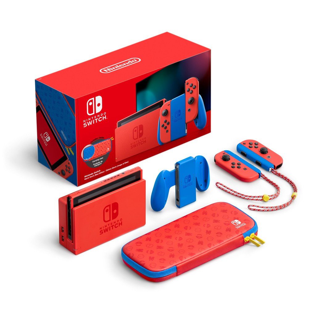 [Mã ELHAMS5 giảm 6% đơn 300K] Máy Nintendo Switch V2 Mario Limited Edition - Bảo hành 12 tháng