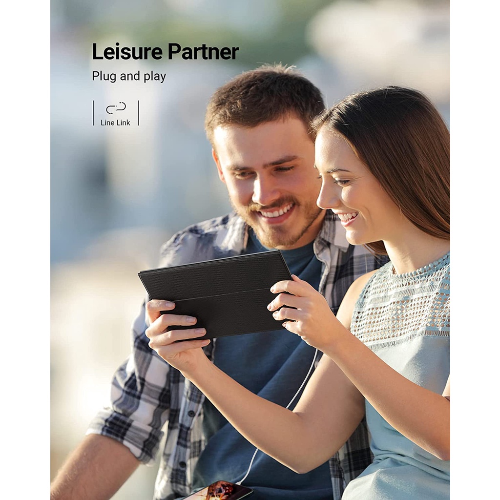 Arzopa 15.6 '' Màn hình di động siêu mỏng FHD 1080P Màn hình máy tính xách tay di động IPS Màn hình bên ngoài USB C Màn hình HDMI w / Vỏ thông minh cho PC MAC Điện thoại Xbox PS5 | BigBuy360 - bigbuy360.vn