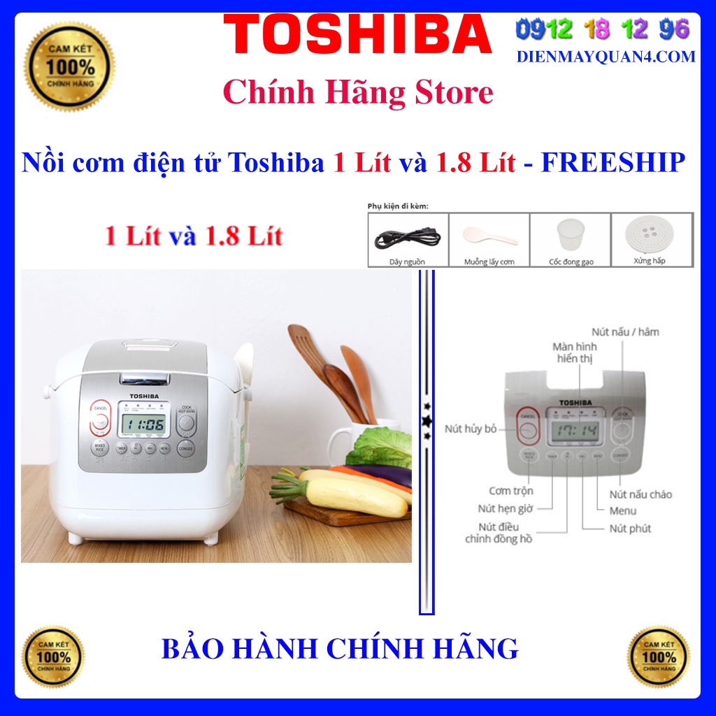 RC-18NMF - Nồi cơm điện Toshiba 1.8 lít RC-18NMF(WT)VN / RC-10NMFVN(WT) (RC-10NMF)