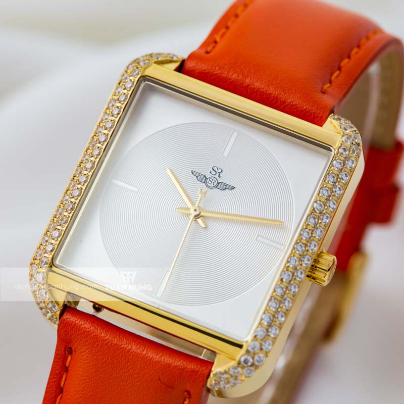 Đồng hồ nữ SRWATCH SL2203.4402 mặt Sapphire đính đá dễ phối đồ và làm sáng da nổi bậ
